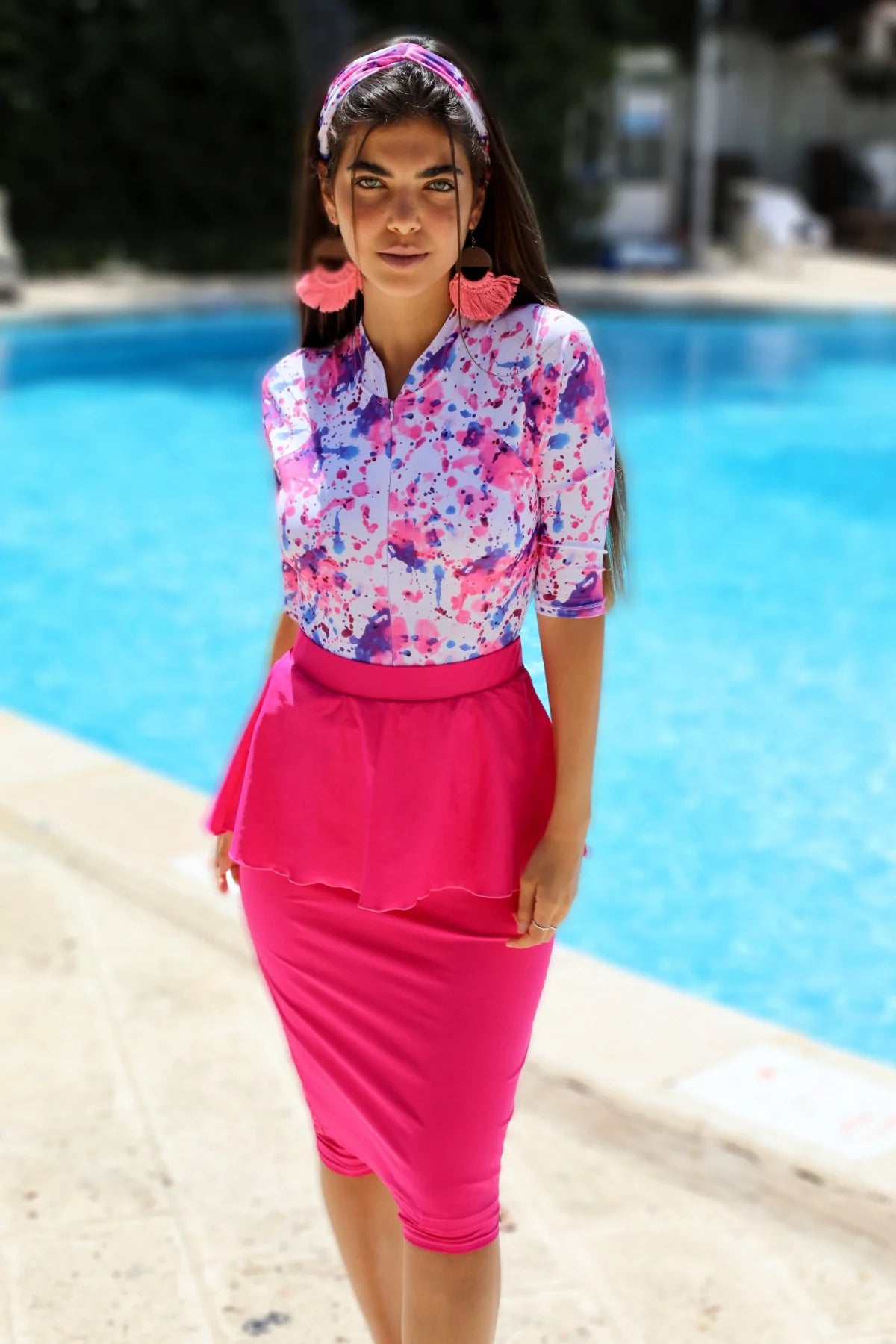 Peplum pencil skirt deals