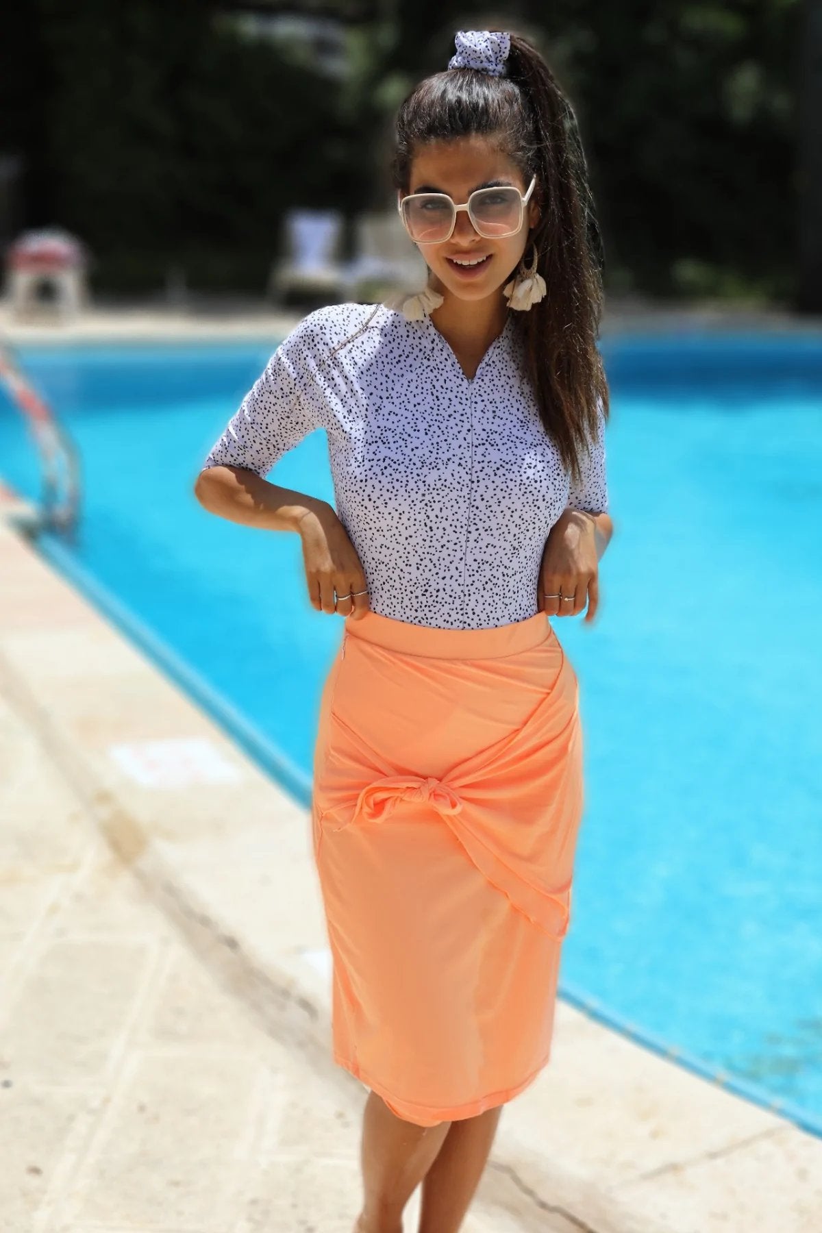 Modest Swimsuit - Boca A-line - Esther Rouimi Collection LLC