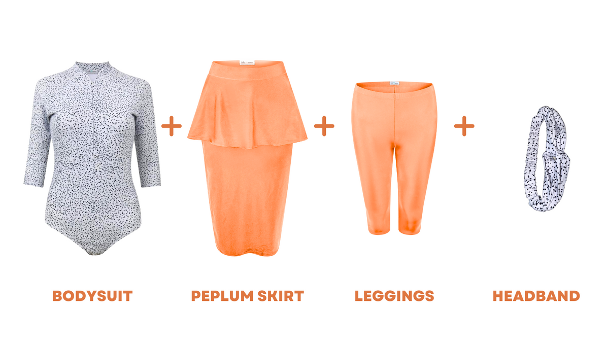 בגד ים של קי ווסט Peplum